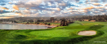 Pebble Beach 6th Panorama - Gallery-by-the-Sea Carmel