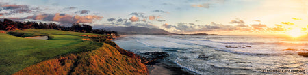 9th Sunset Pebble Beach Golf Links - Gallery-by-the-Sea Carmel