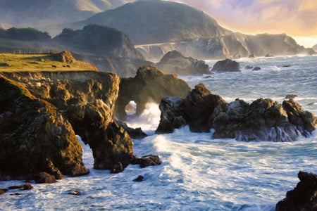 Rocky Creek Cows - Gallery-by-the-Sea Carmel