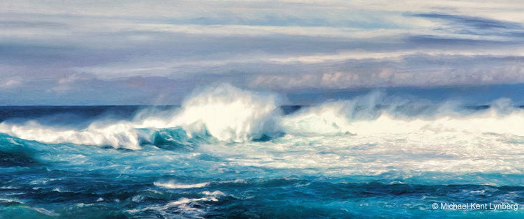 Restless Sea Panorama - Gallery-by-the-Sea Carmel