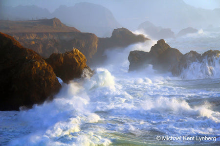 Art Big Sur Winter Waves - Gallery-by-the-Sea Carmel